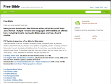 Tablet Screenshot of free-bible.bibletranslation.ws